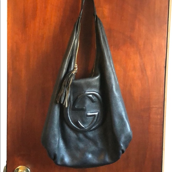 Gucci Handbags - GUCCI SHOULDER BOHO BAG!